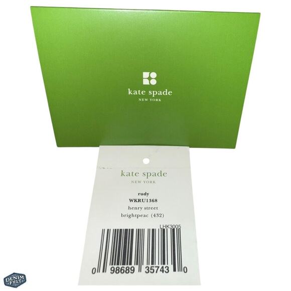 KATE SPADE Brightpeace (Turquoise Blue) RUDY HENRY STREET SHOULDER BAG/Purse NEW - Picture 14 of 16